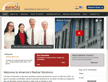 Tablet Screenshot of americasmedicalsolutions.com